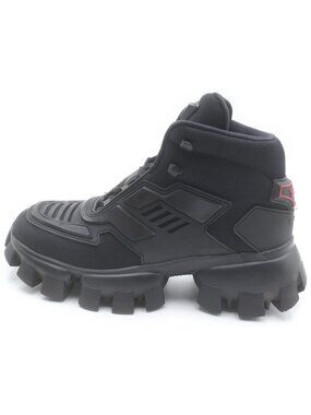Prada Cloudbust Thunder High Cut Sneakers Black